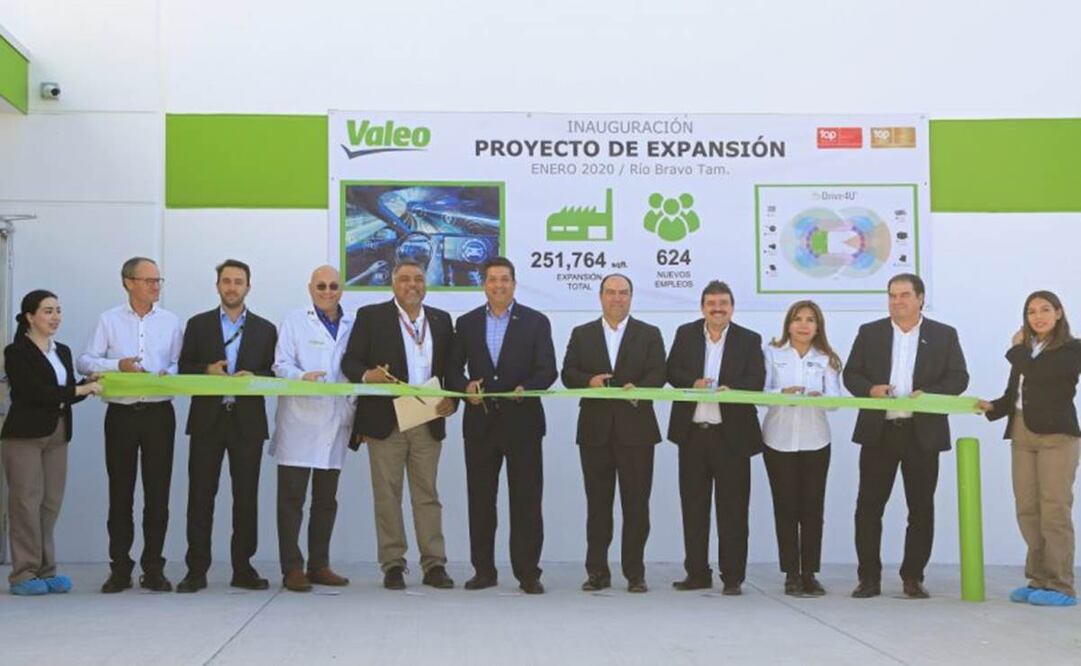 García Cabeza de Vaca pone en marcha ampliación de la planta Valeo en Matamoros