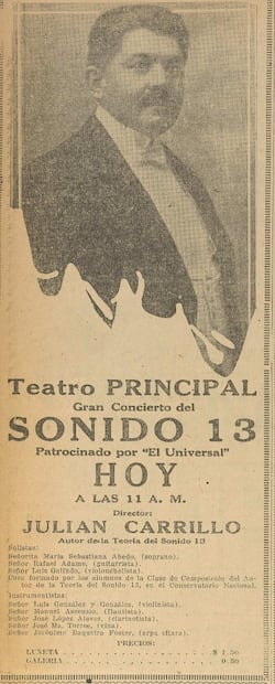 Julián Carrillo, el descubridor del infinito musical