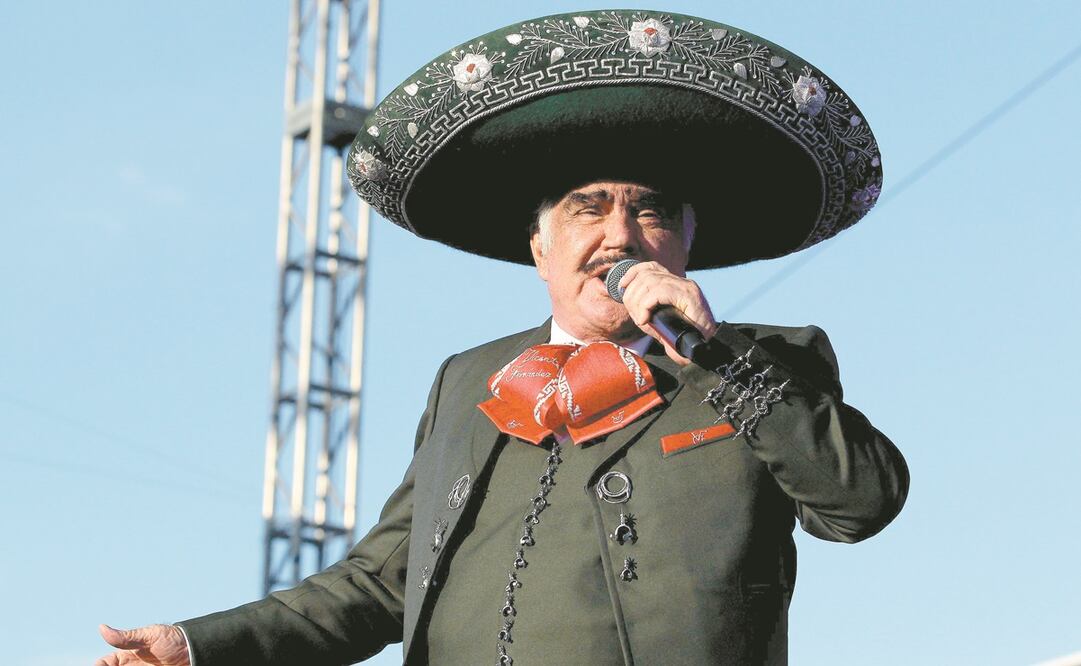 Vicente Fernández. Foto: AFP