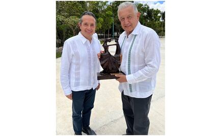 AMLO supervisa avances del Tramo 5 del Tren Maya en Quintana Roo
