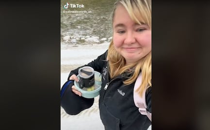 Joven que vive en Alaska debe viajar en avión para ir a la tienda; así lo cuenta en TikTok