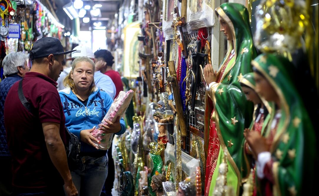 Peregrinos en la Basílica de Guadalupe. Foto: Luis Camacho/EL UNIVERSAL