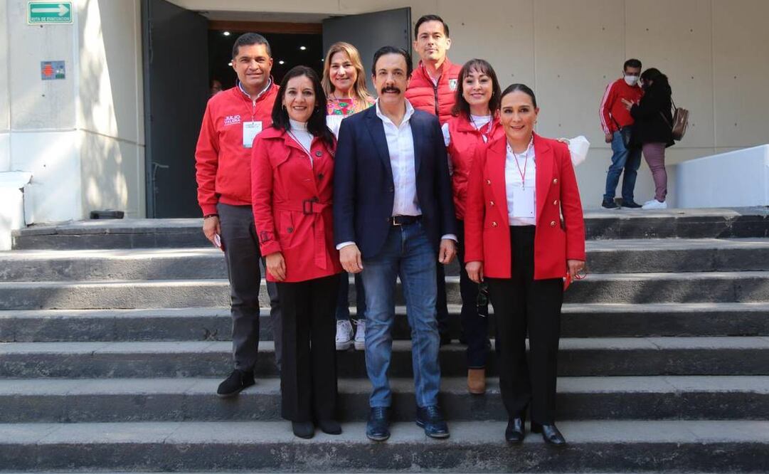 Omar Fayad en la 23 Asamblea Nacional del PRI / Tomada de Twitter @omarfayad