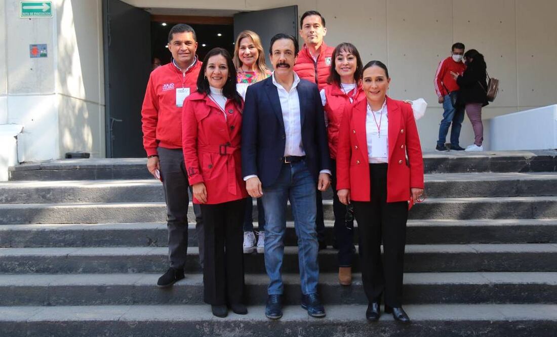 Omar Fayad en la 23 Asamblea Nacional del PRI / Tomada de Twitter @omarfayad