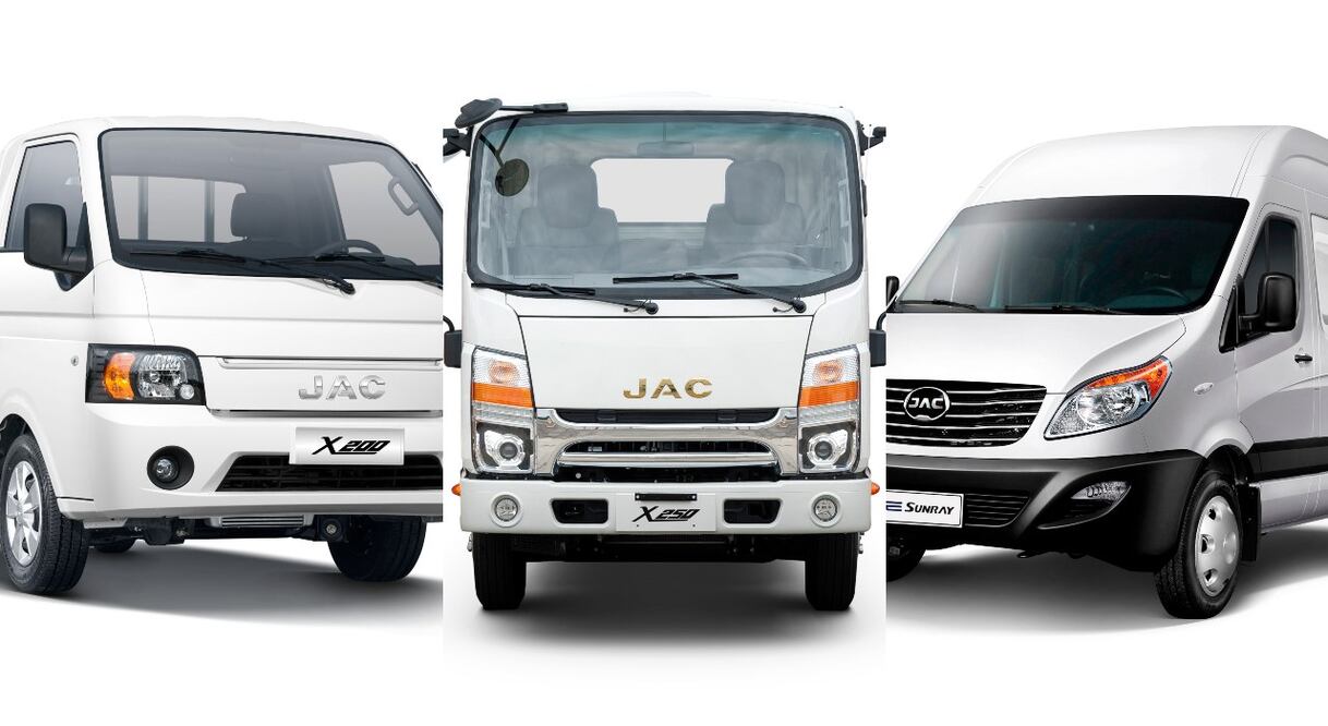 JAC presenta en México nueva línea de vehículos comerciales con dos opciones eléctricas