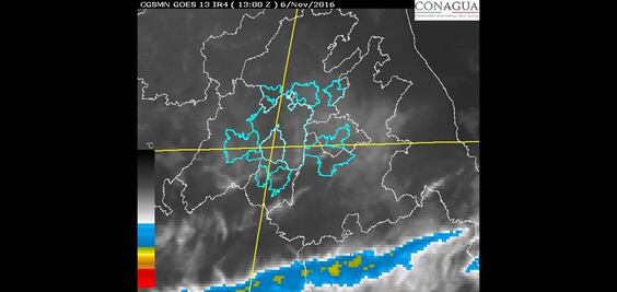 En el Valle de México se mantiene clima nublado y posibles lluvias