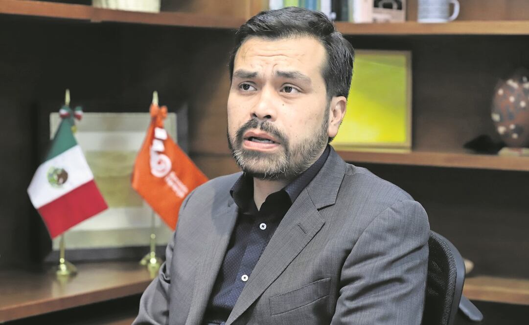 Jorge Álvarez Máynez, líder de MC en San Lázaro /. Foto: Archivo/EL UNIVERSAL.