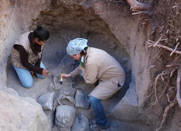 Descubren tumbas prehispánicas con más de tres milenios de antigüedad en el Bosque de Chapultepec