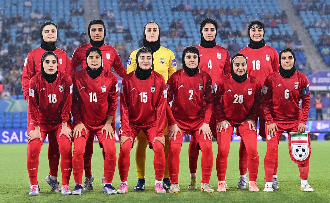Jugadoras iraníes durante la Copa de Asia. FOTO: AP