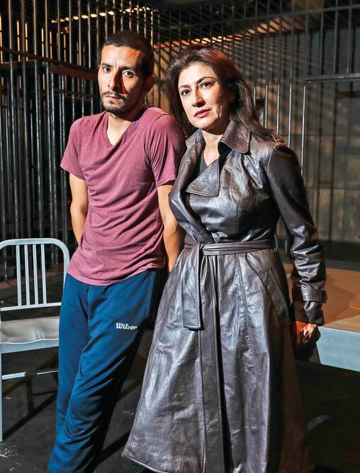 Raúl Briones y Leticia Huijara protagonizan la puesta en escena (YADÍN XOLALPA. EL UNIVERSAL)