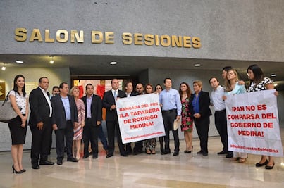 Falta de quórum evita debate de cuenta pública de Medina