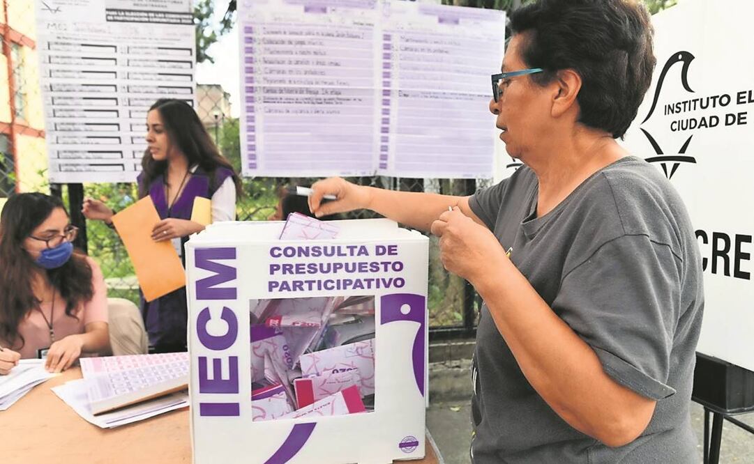 Este domingo, el IECM instalará 2 mil 441 Mesas Receptoras, con 4 mil 882 responsables, para elegir en qué invertir los recursos. Foto: Especial