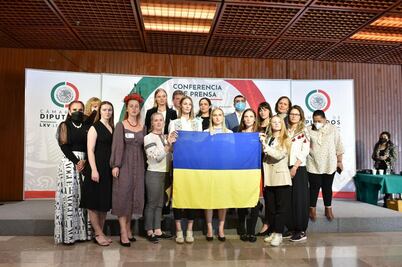 Ucranianos piden apoyo a diputados de México para conseguir visas humanitarias