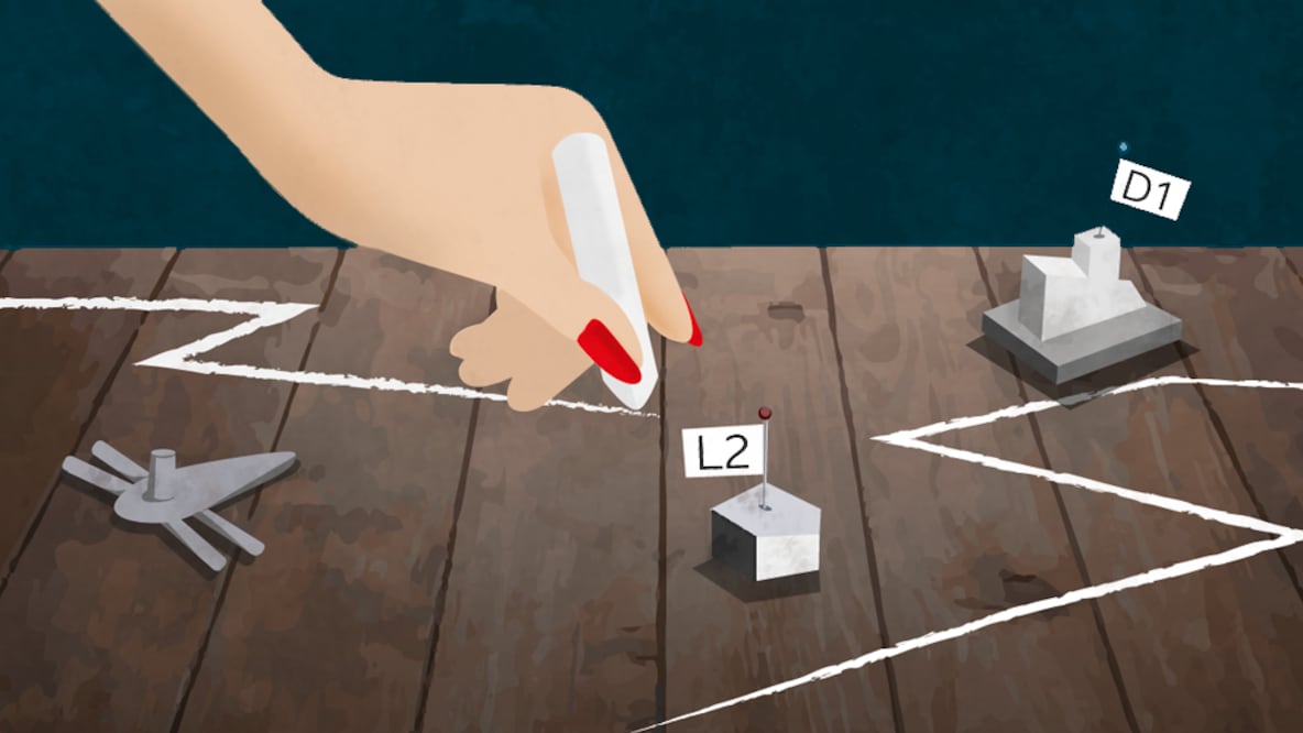 "El Juego" fue clave para que los británicos pudieran entender las tácticas enemigas y aprender a vencerlos. Ilustración: Cecilia Tombesi-BBC