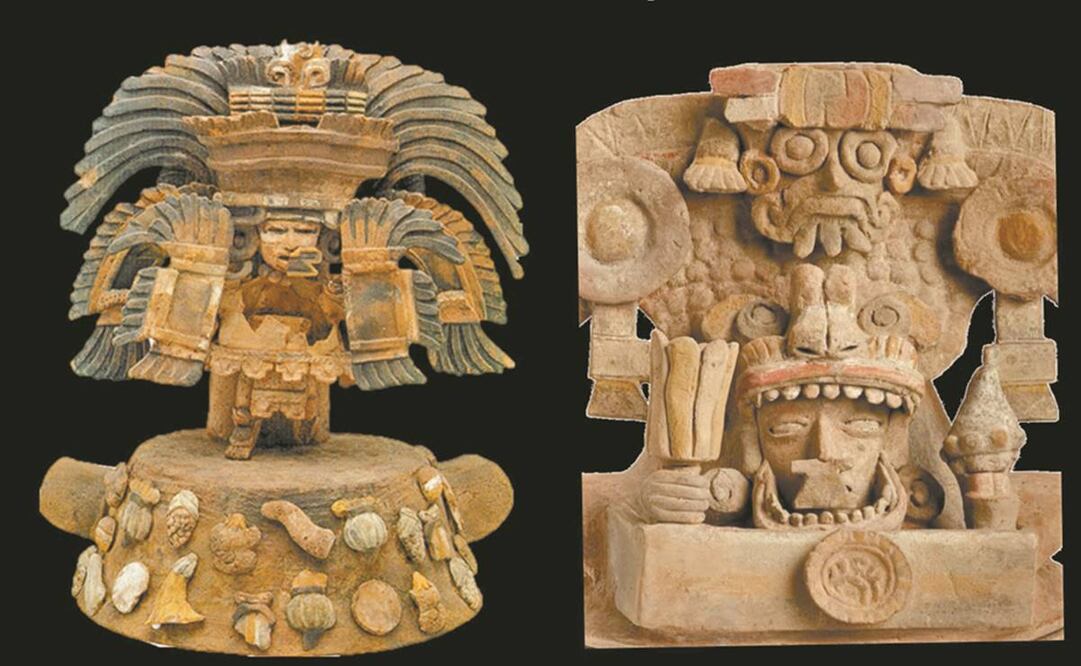 Incensarios tipo Teatro. En 2018, a través de la tecnología LiDAR fueron detectadas más de 60 mil estructuras construidas por los antiguos mayas en lo que hoy es la Reserva de la Biosfera Maya. Fotos: Cortesía Edwin Román Ramírez