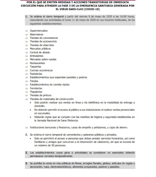 ¿Es cierto que cerrarán supermercados, tiendas y pastelerías en CDMX?