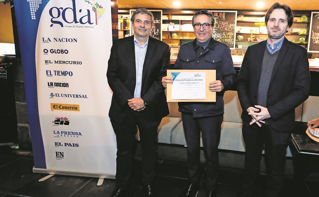 David Aponte, Director General Editorial de EL UNIVERSAL, recibió la mención honorífica en la decimoprimera entrega de los Premios de Periodismo del Grupo de Diarios América por el trabajo de investigación. Foto: Giancarlo Avila / El comercio