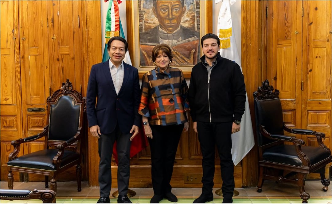 Mario Delgado, Sofialeticia Morales y Samuel García. Foto: Especial.