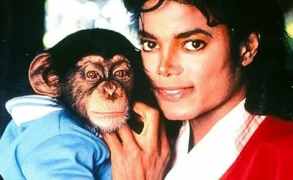 Michael Jackson con Bubbles. Foto: Instagram