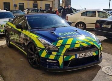 Nissan GT-R incautado será usado para transportar órganos