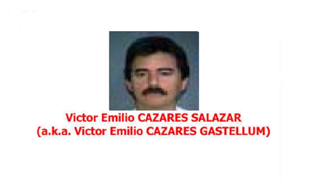 Prosecutors say Cazares Gastellum's organization smuggled tons of cocaine to the United States. (Taken from the website of the Office of Foreign Assets Control)   