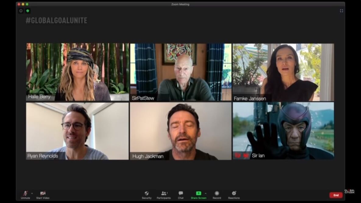 El fin de semana Jackman reunió a los X-Men originales y "Deedpool" hizo su travesura. Foto: Captura