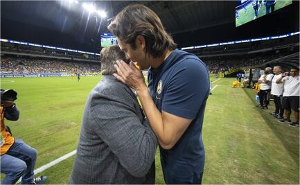 Así fue el encuentro entre Miguel Herrera y Santiago Solari