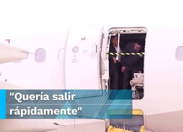¡Le urgía llegar! Por esta razón un pasajero abrió la puerta del avión en pleno vuelo