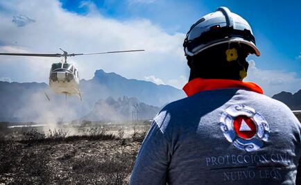 Consumen 145 hectáreas dos incendios forestales en NL