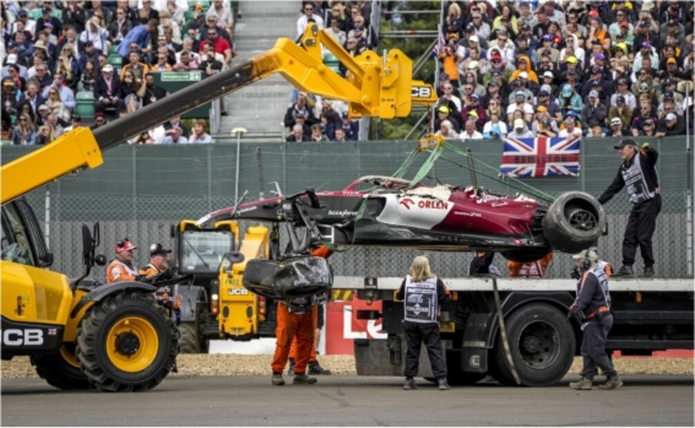 El impactante accidente de f1 en fotos
