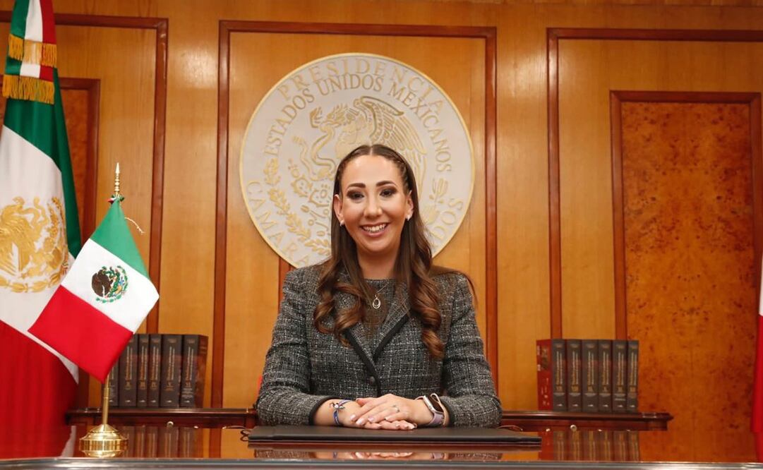 Nueva presidenta de la Cámara de Diputados, Noemí Luna Ayala. Foto: Twitter/@NoemiLuna_Zac