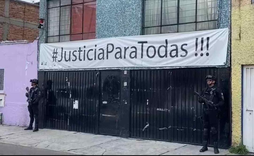 Realizan operativo al interior del número 18 de la calle primera cerrada de 16 de Septiembre en la alcaldía Iztacalco. Foto: Captura de pantalla