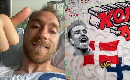 Christian Eriksen envió su primer mensaje desde el hospital