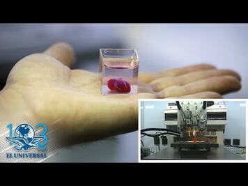 Científicos imprimen el primer corazón 3D con tejido humano