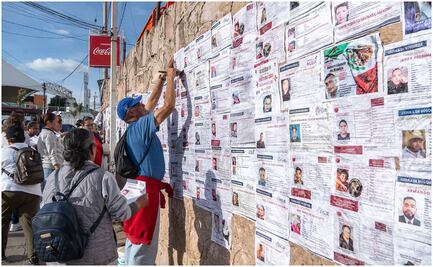 "Pega masiva da la Esperanza": Colectivos difunden cerca de 500 fichas de personas desaparecidas en Feria de Zacatecas