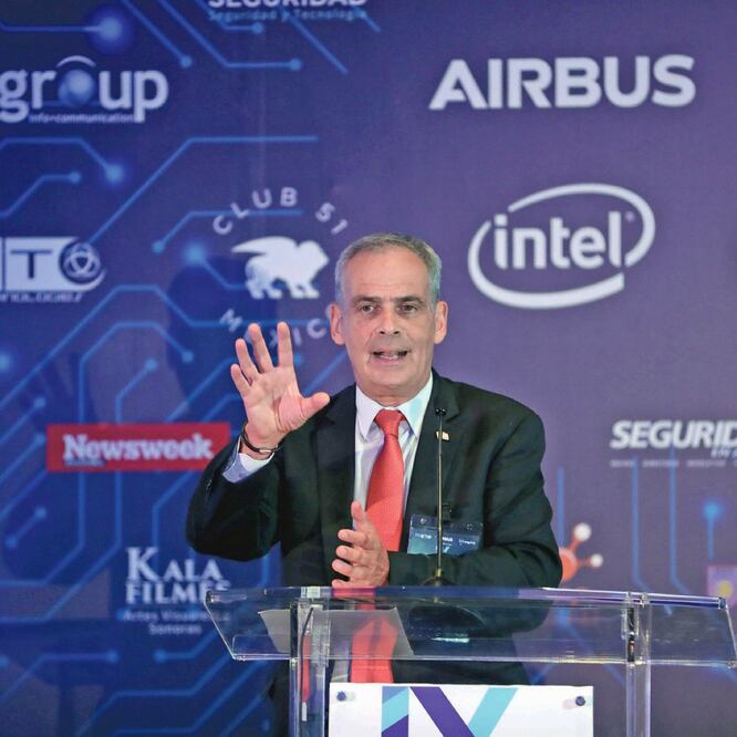 Durante la IX edición de la Cumbre de Seguridad y Tecnología, Jonathan Peled advirtió que el terrorismo llegará a América Latina, tarde o temprano. (LUIS CORTÉS/ELUNIVERSAL)