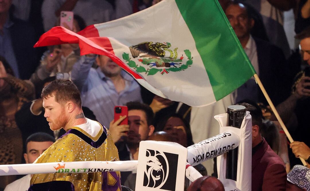 Canelo Álvarez previo a la pelea contra Jermell Charlo - Foto: AFP