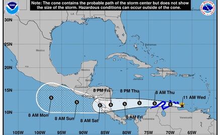 Tormenta tropical "Bonnie" amenaza con inundaciones en Centroamérica