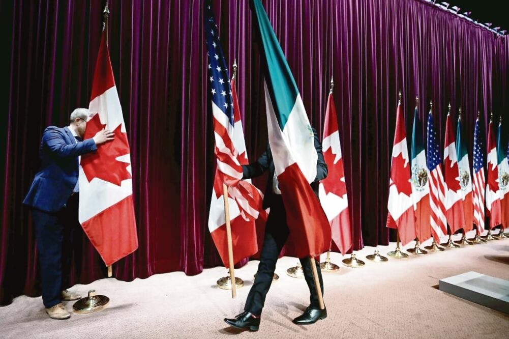 Aspecto de la tercera ronda de negociaciones realizada en Ottawa, Canadá a finales de septiembre de este año. La cuarta ronda se realizará del 11 al 16 de octubre en Washington. (CHRIS WATTIE. REUTERS)