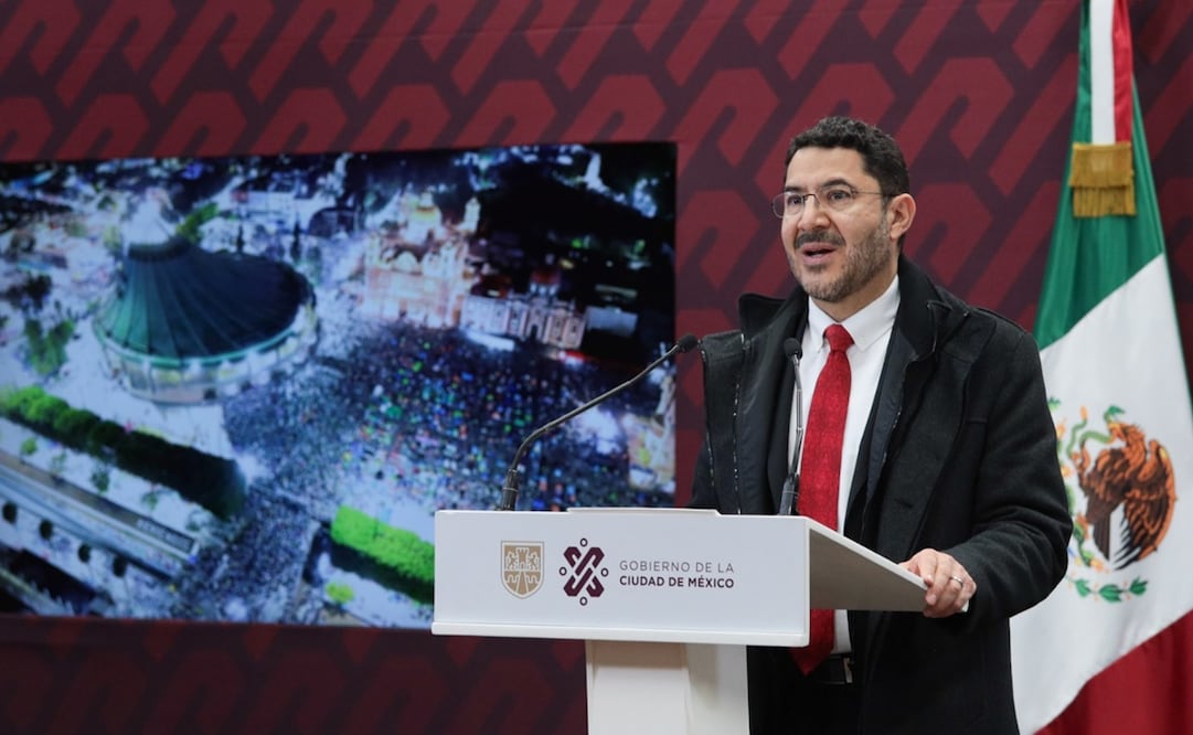 En conferencia de prensa, el jefe de Gobierno señaló que para la noche de este 12 de diciembre se calculaba la llegada de unos 11 millones de personas a la Basílica de Guadalupe. Foto: Especial