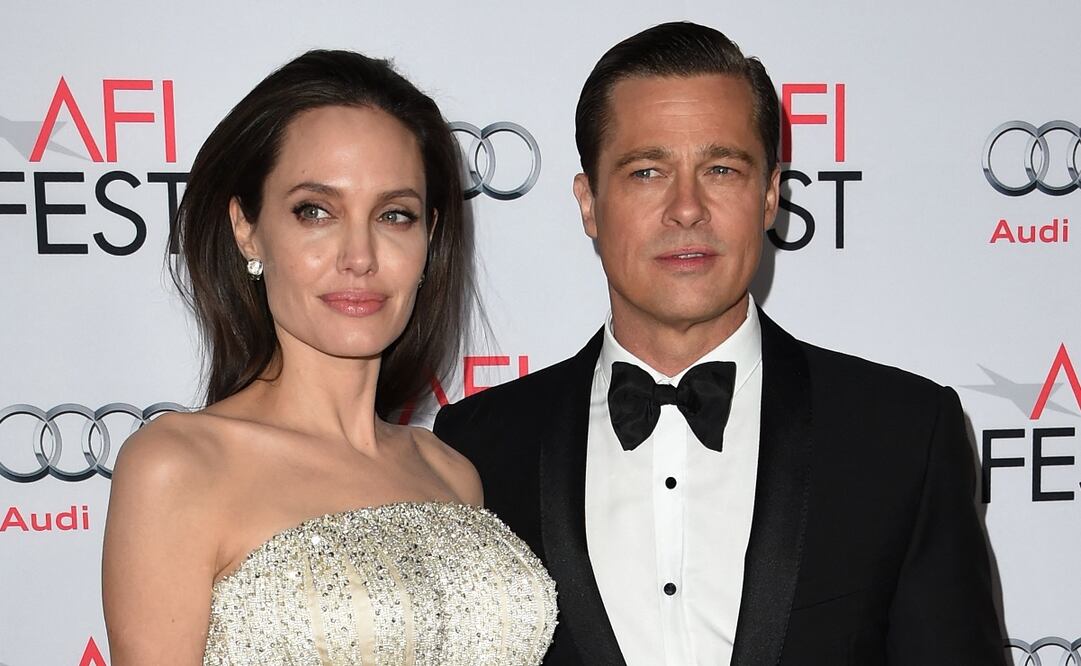 Brad Pitt logra y Angelina Jolie. Foto: Archivo AFP 