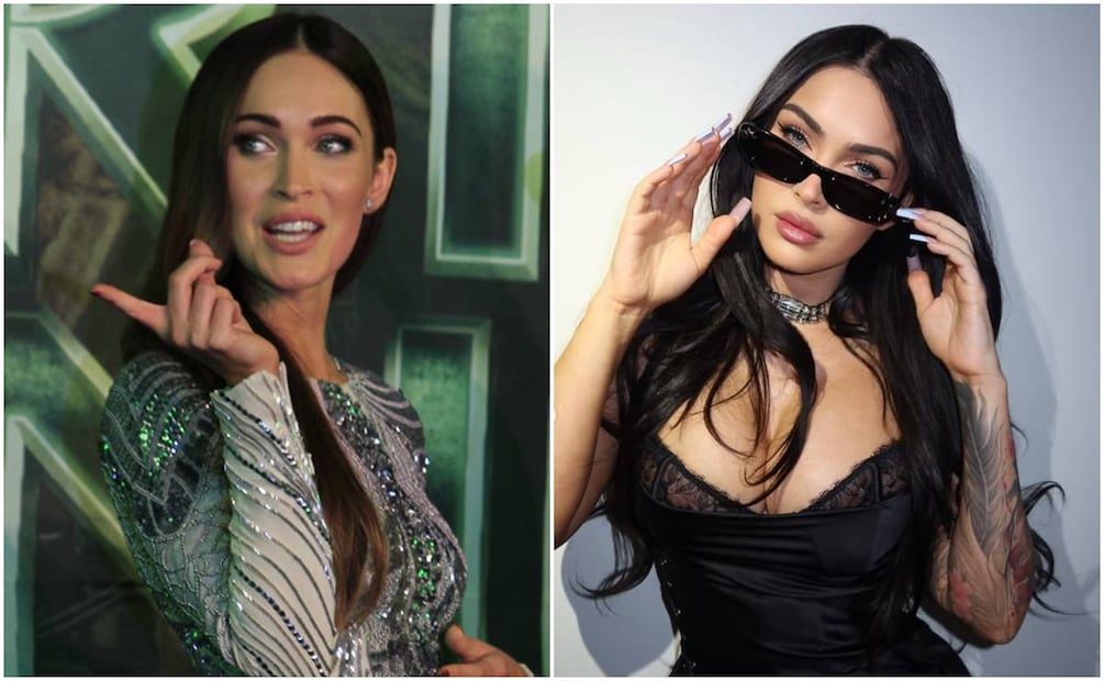 La actriz Megan Fox en 2014 y en 2026 respectivamente.
Fotos: ARCHIVO EL UNIVERSAL/Instagram meganfox