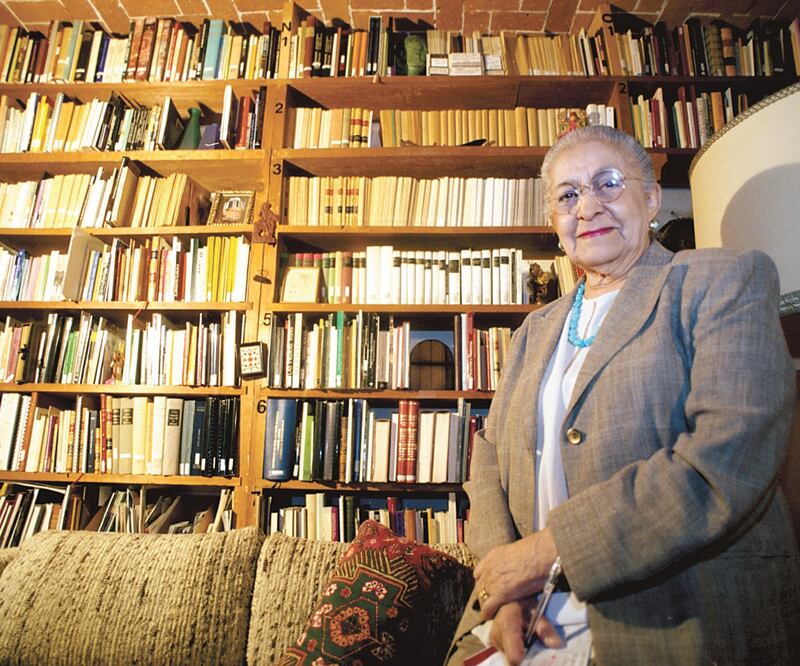 La académica e historiadora Elisa Vargaslugo murió ayer a los 97 años. ARCHIVO EL UNIVERSAL 