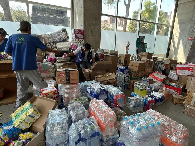 Poder Judicial de la Ciudad de México envía apoyo a Acapulco. FOTO: Especial/ EL UNIVERSAL/