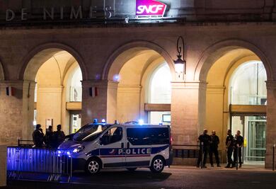 Policía cierra estación de tren en Nimes, Francia, por incidente