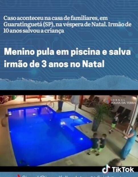 Niño de 10 años salva a su hermano de morir ahogado