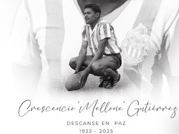 Fallece ídolo del Campeonísimo Guadalajara a los 91 años; Crescencio "Mellone" Gutiérrez, cuarto mejor anotador del Rebaño Sagrado
