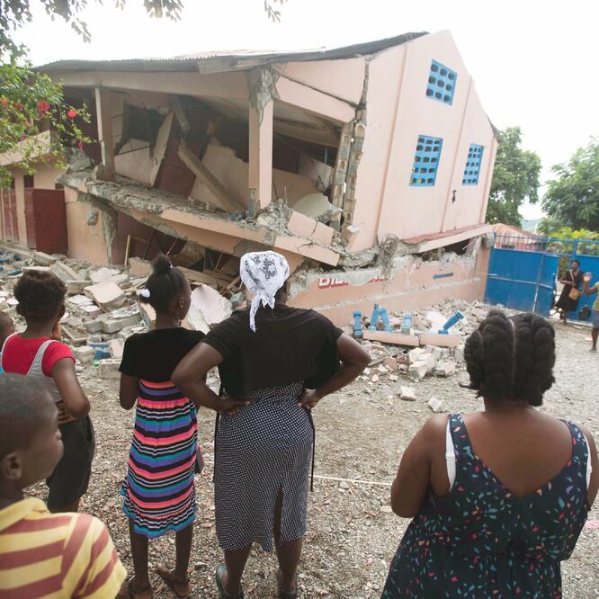 Riesgo. Este terremoto es uno de los más fuertes que ha afectado a Haití tras el del 12 de enero de 2010, que fue de magnitud 7. (DIEU NALIO CHERY. AP)