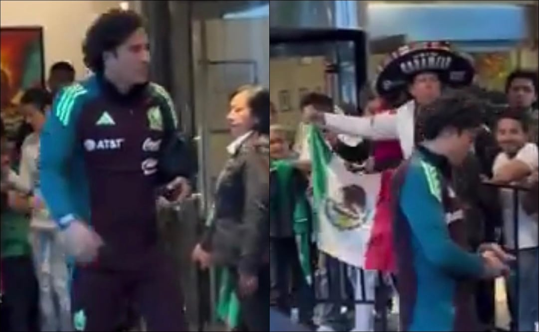 Guillermo Ochoa ignoró a Caramelo y las redes sociales lo celebraron / FOTOS: Capturas de pantalla