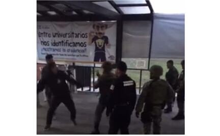 Sedena analiza video de agresión a militares en FES